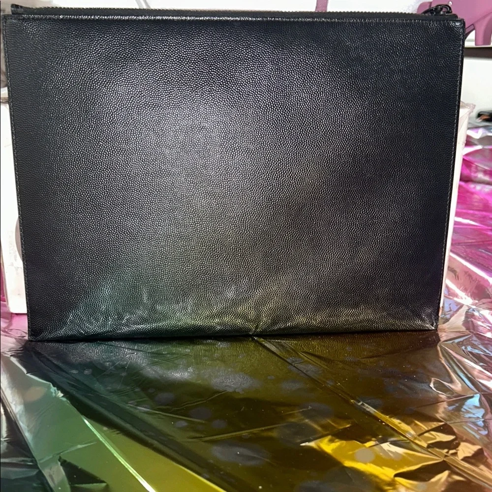 Yves Saint Laurent Black Clutch - Picture 2 of 6